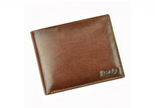 Pánska kožená peňaženka ROVICKY hnedá U343 s RFID