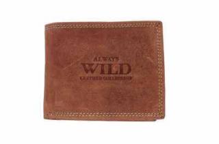 Pánska kožená peňaženka WILD svetlo hnedá U330
