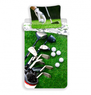 Bavlnené obliečky - Golf - 140x200 + 70x90