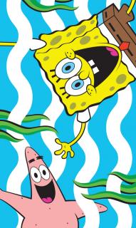 Detský froté uterák 30x50 - Sponge Bob Zábava v Moři