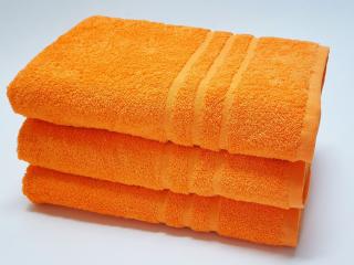 Froté uterák 30x50 - oranžový