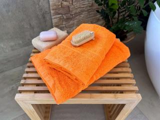 Froté uterák HOTEL 500g - Oranžová 50x100