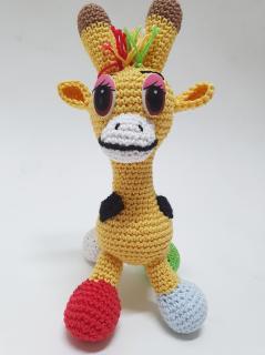 Háčkovaná hračka - Žirafa Julie