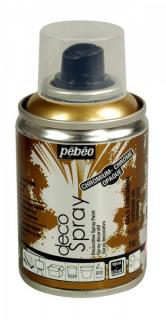 Akrylový sprej Pébéo Decospray, 100ml - GOLD CHROMIUM