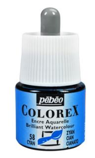 Akvarelový atrament Colorex Pebeo, 45ml (rôzne odtiene)