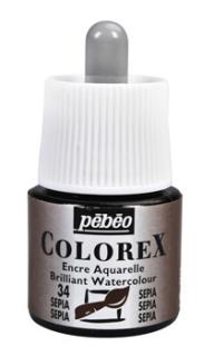 Akvarelový atrament Colorex Pebeo, 45ml (rôzne odtiene)