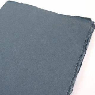 Bavlnený papier A3 Khadi - tmavý šedý, zrnitý, 210g, 1ks