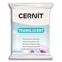 CERNIT translucent, priehľadná 250g - biela