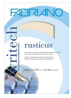 Fabriano Rusticus papier na písanie, pieskový odtieň, 95g/m2, 10 hárkov