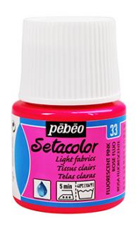 Farby na textil Pebeo Setacolor Light Fabrics, 45 ml