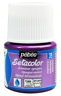 Farby na textil Pebeo Setacolor Opaque Shimmer, 45 ml