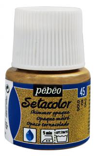 Farby na textil Pebeo Setacolor Opaque Shimmer, 45 ml