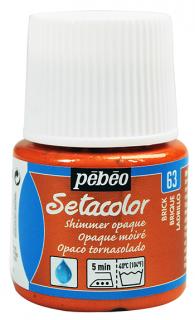 Farby na textil Pebeo Setacolor Opaque Shimmer, 45 ml