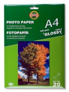 Fotopapier 150g, lesklý - 20ks