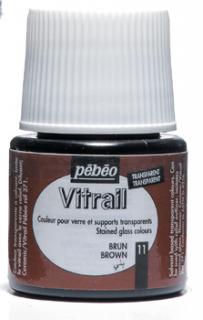 Pébéo Vitrail 45ml, 11 Brown