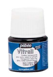 Pébéo Vitrail 45ml, 37 Cobalt Blue