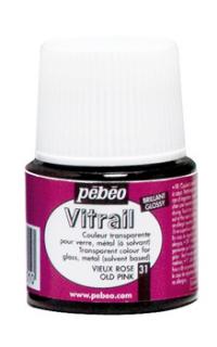 Pébéo Vitrail 45ml,Old Pink