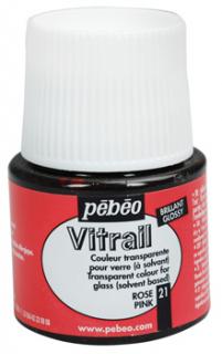 Pébéo Vitrail 45ml, Pink