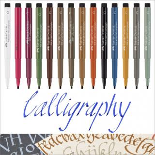 PITT kaligrafické perá (rôzne farby)