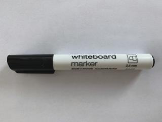 Popisovač white board - čierny, 2,5 mm