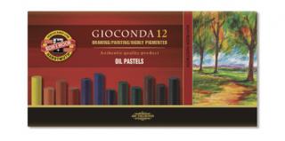 Sada 12 umeleckých olejových pastelov GIOCONDA
