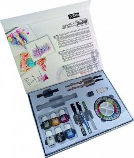 Sada akvarelových farieb Pebeo Coffret Collection Box, 36kusov