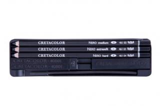 Sada uhlíkových ceruziek CRETACOLOR, 7ks