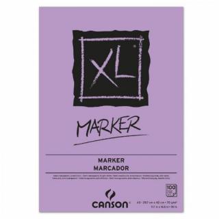 Skicár A3 CANSON XL Marker, lepená väzba, 70g/m2, 100 listov