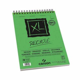 Skicár A3 CANSON XL RECYCLE, krúžková väzba, 160g/m2, 50 listov