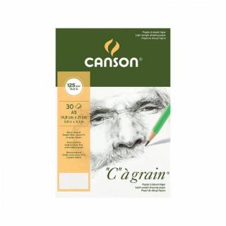 Skicár A5 CANSON  C  à grain, krúžková väzba, 125g/m2, 30 listov