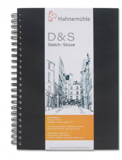 Skicár A5 Hahnemühle v pevnej krúžkovej väzbe, 140g/m2, 80listov