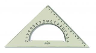 Trojuholník 45/177 s uhlomerom