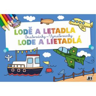 Vymaľovánky Lode a lietadlá