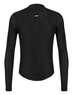 SANTINI Dry L/S tričko, dlhý rukáv čierne Veľkosť: XL