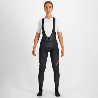 Sportful Fiandre NoRain dámske nohavice s trakmi čierne Veľkosť: M