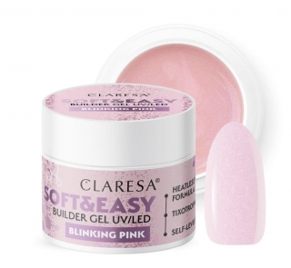 Claresa SOFT&EASY Builder gel BLINKING PINK 45g