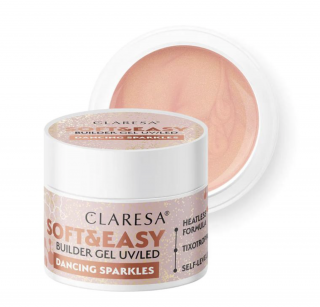 Claresa SOFT&EASY Builder gel Dancing Sparkles 45g