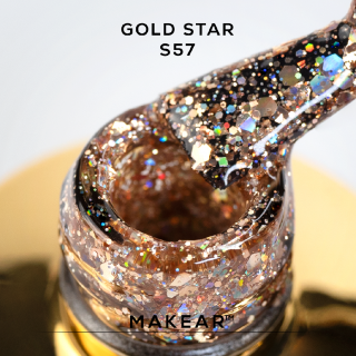 Gél lak MAKEAR S57 Gold Star