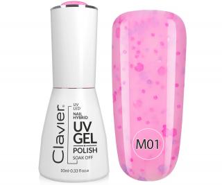 Gél lak na nechty Clavier Luxury Multi Flavours Dragon Fruit M01