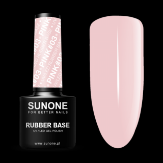Rubber Base SUNONE 5ml Pink 03