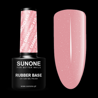 Rubber Base SUNONE 5ml Pink Diamond 15