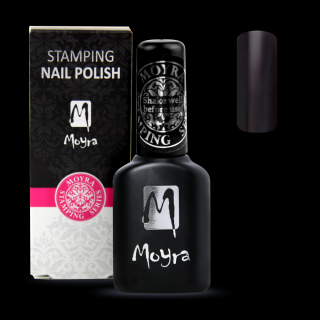 Smart Stamping Nail Polish Moyra SPS 01 čierny