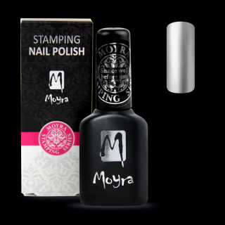 Smart Stamping Nail Polish Moyra SPS 03 strieborný