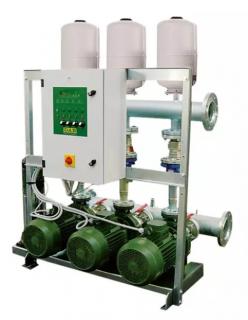 2 NKP-G 80-160/163-KVCX 65-80 - 18,5kW - Automatic pressure station with 2 pumps type NKP-G  DAB.2 NKP-G