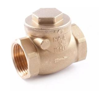 CLAPET horizontal check valve - 1/2  FF; soft seal on disc  FIV.08406