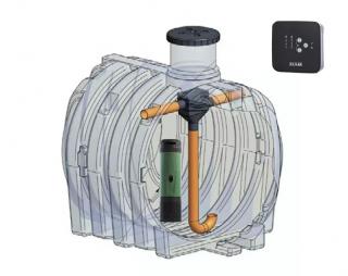 ELCU-10000l KOMPLET DTRON plastic container for rainwater harvesting - action  IVAR.RAIN BASIC CU-10000 KOMPLET