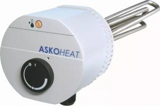 Electric heating cell - 3,0kW; 1x230VAC or 3x400VAC; L=400mm  IVAR.ASKO HEAT AHR-B-S-3,0