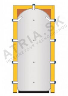 Heating water storage tank - 1095l  IVAR.PUFFER PS 1250