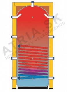 Heating water storage tank - with one integrated heat exchanger - 2010l  IVAR.PUFFER PSR 2000