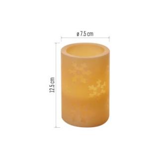 LED decoration - 2× wax candle, 12,5 cm, 2× AA, controller, timer